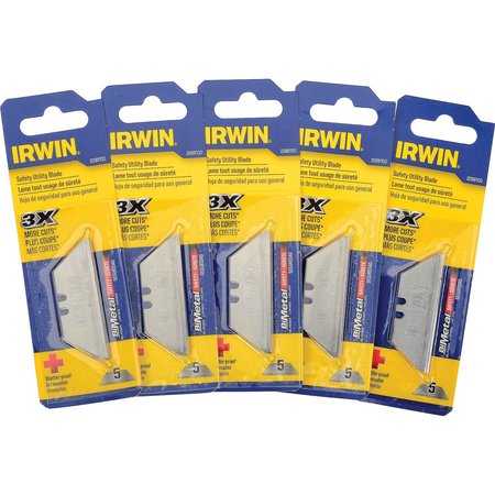 IRWIN TOOLS Bi-Metal Safety Blade, 5PK 2088100